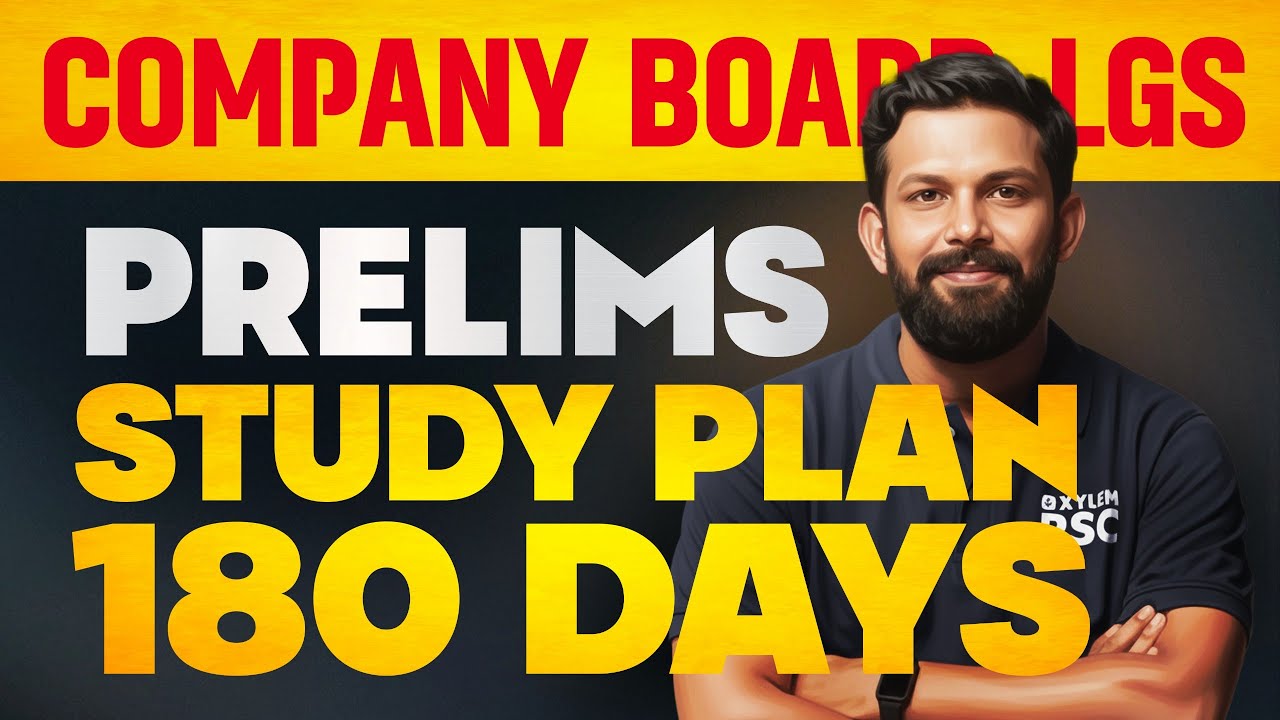 COMPANY BOARD LGS PRELIMS STUDY PLAN 180 DAYS | Xylem PSC