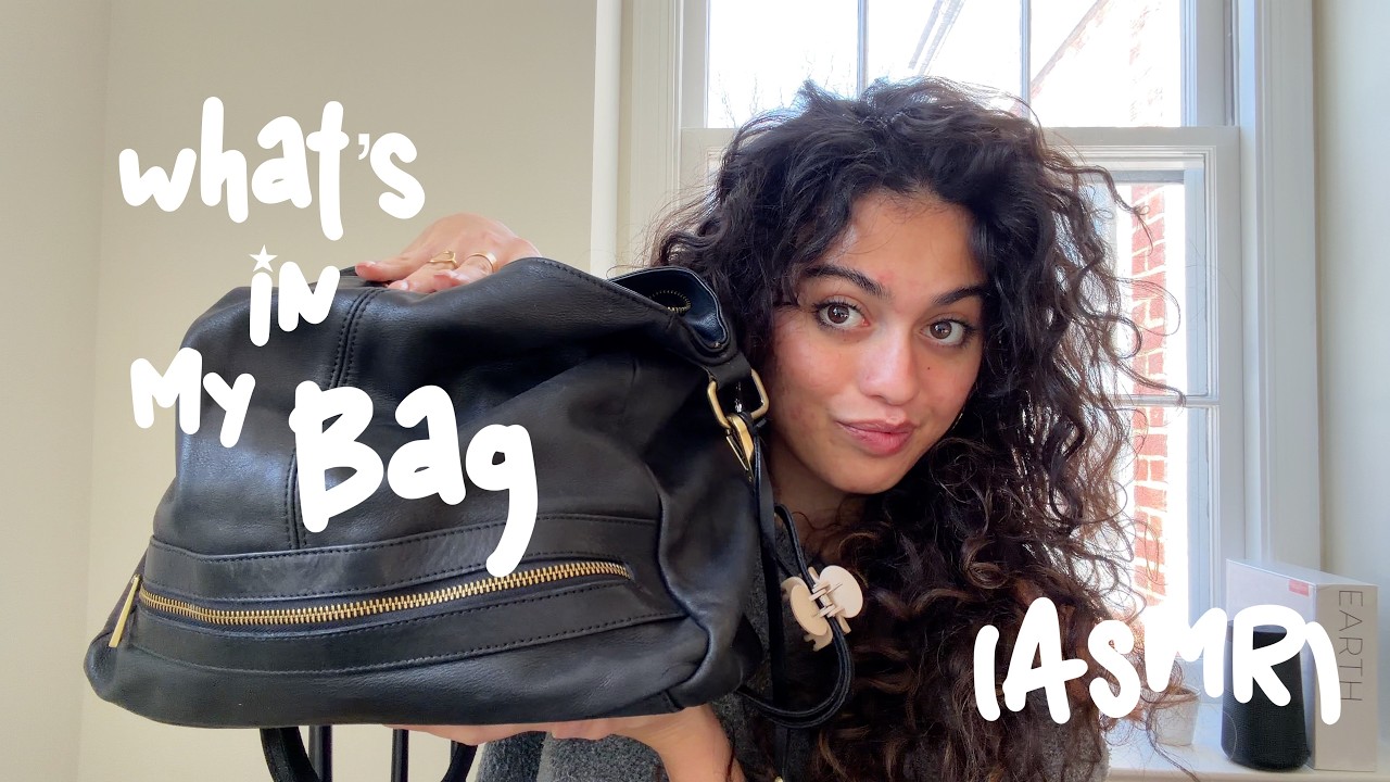 ASMR what's in my bag 💌