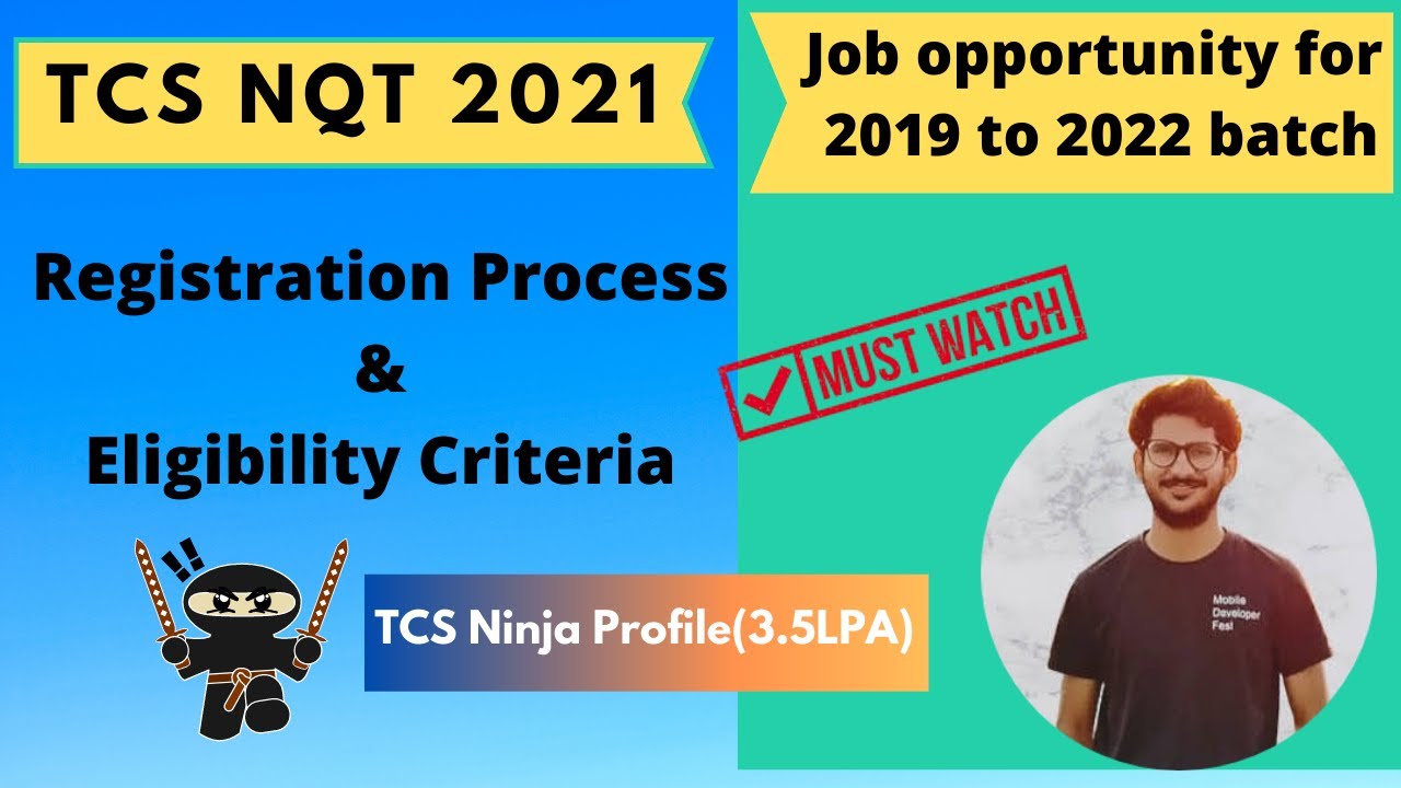 TCS NQT Recruitment Process 2021 Exam Pattern & Test Dates Complete details Must Watch