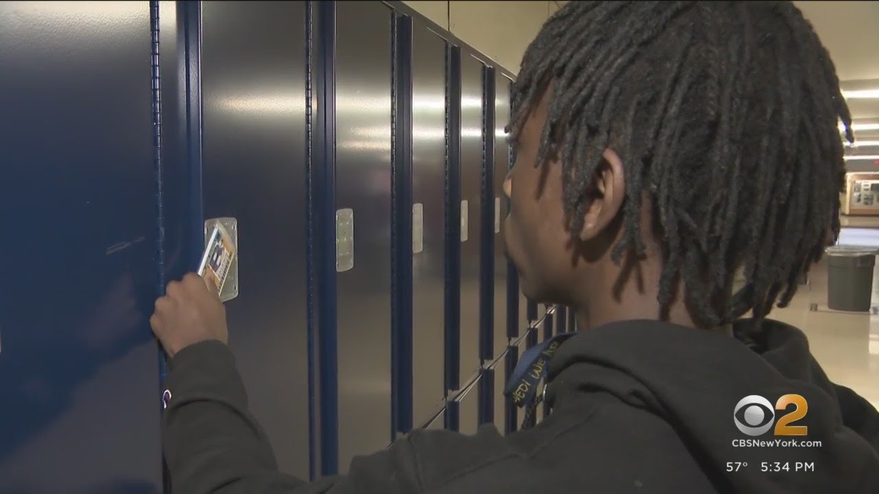 Long Island school district gives lockers a high-tech upgrade
