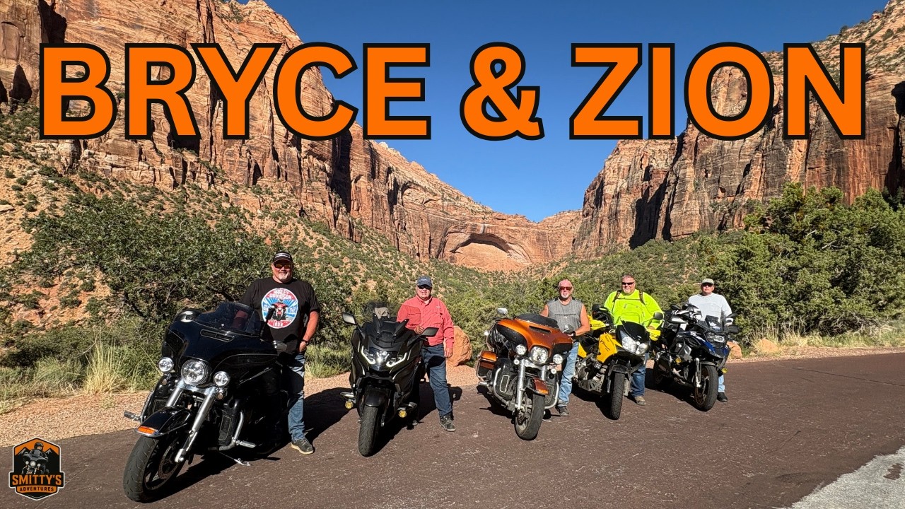 Motorcycle Ride in Bryce Canyon & Zion | Utah Backroads, Tunnels & Unreal Views-Mild Hogs 2025 Ep.7