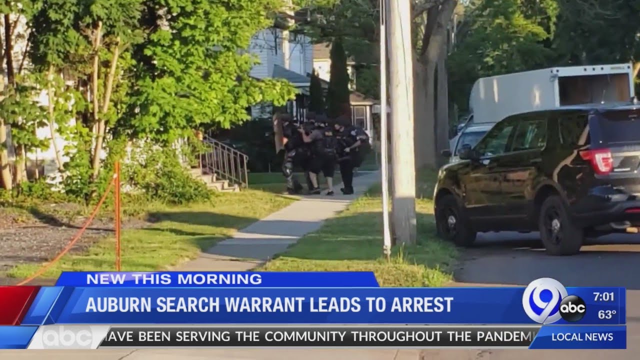 City of Auburn arrest on Delevan Street