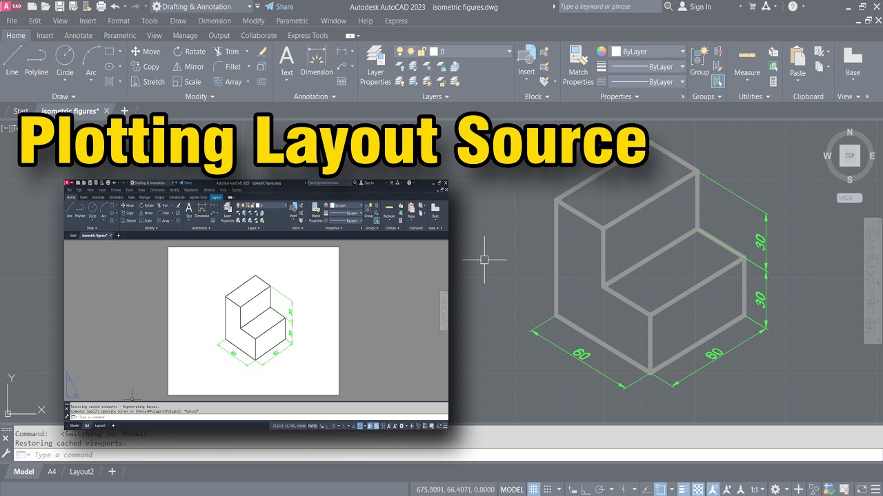 How to Plot Drawings in Layout Source