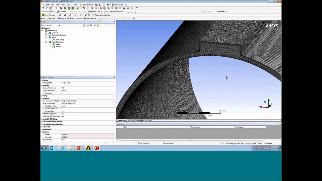 Hex Meshing for CFD Analysis | ANSYS e-Learning | CAE Associates