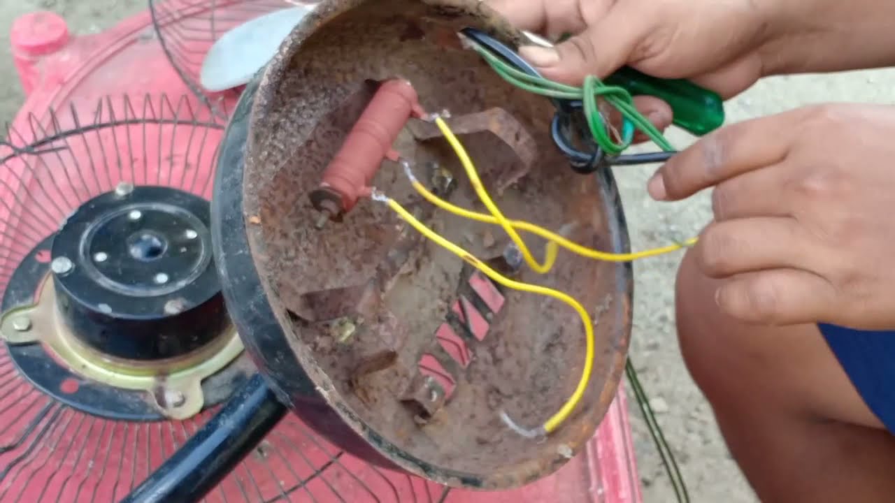 Old table fan repair