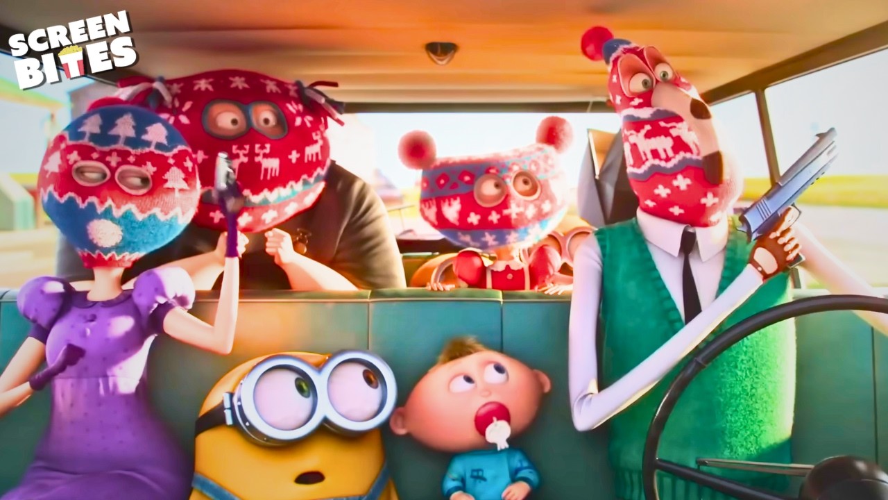 Hitchhiking With An Evil Family | Minions (2015) | Screen Bites