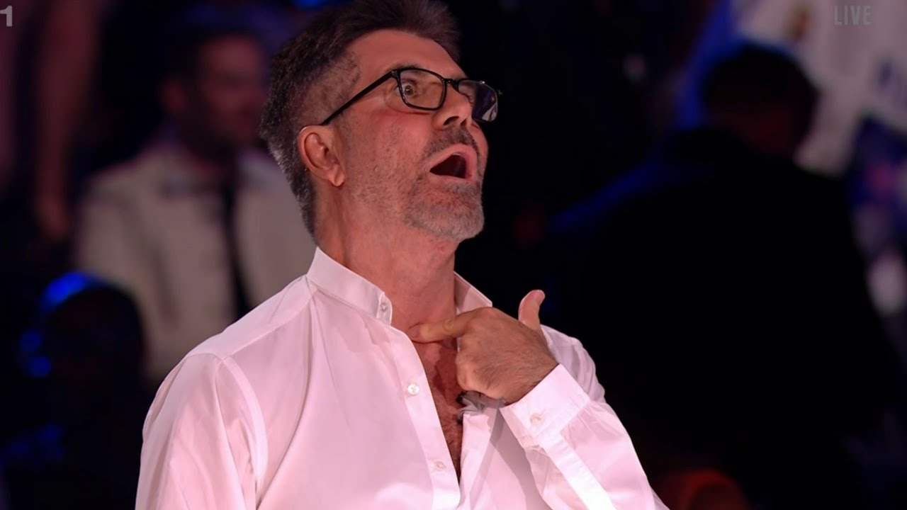 Simon Cowell quite literally gets choked up during Britain&rsquo;s Got Talent 2023 final