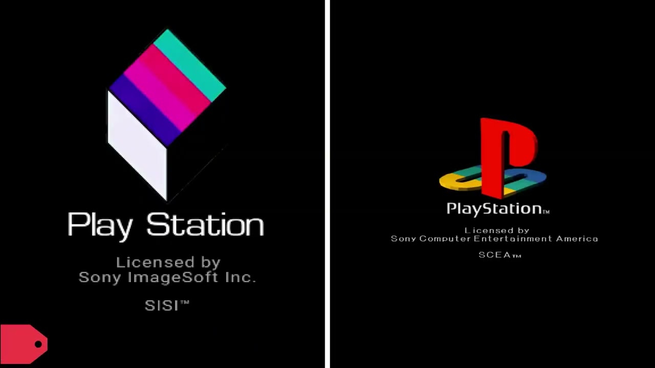 PS1 Startup Prototype vs Final Version Side by Side  Original vs Reversed
