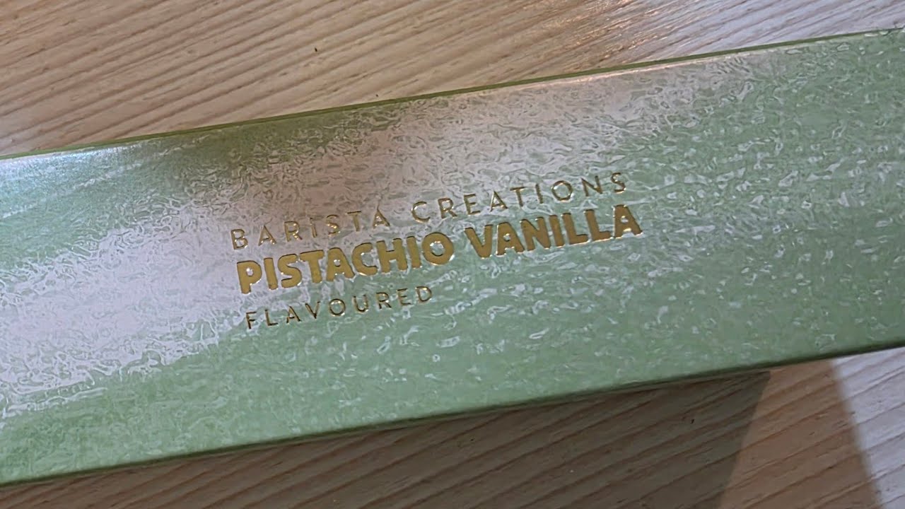 Nespresso Barista Creations For Ice Pistachio Vanilla Over Ice Unboxing 2026
