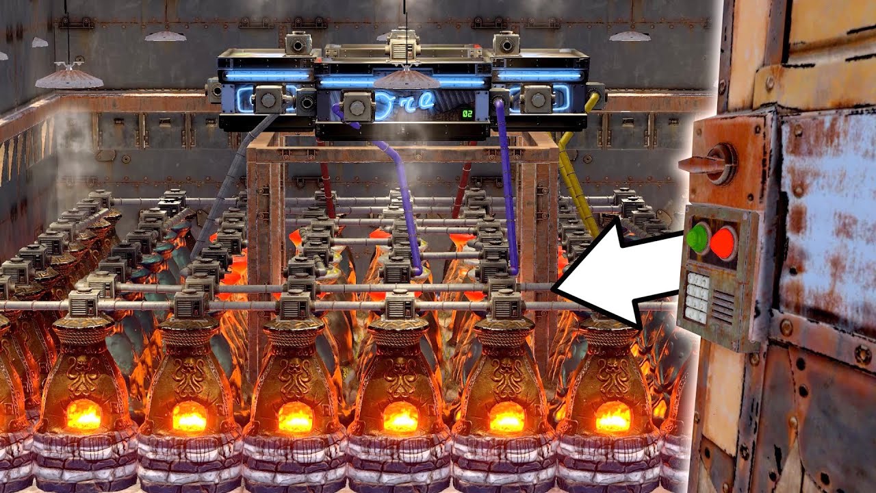 I raided an ENORMOUS SMELTING operation behind a SINGLE DOOR
