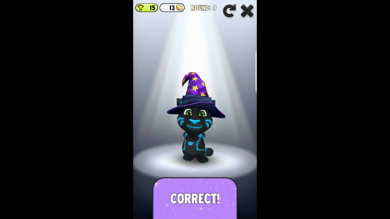 My talking the dress up gameplay