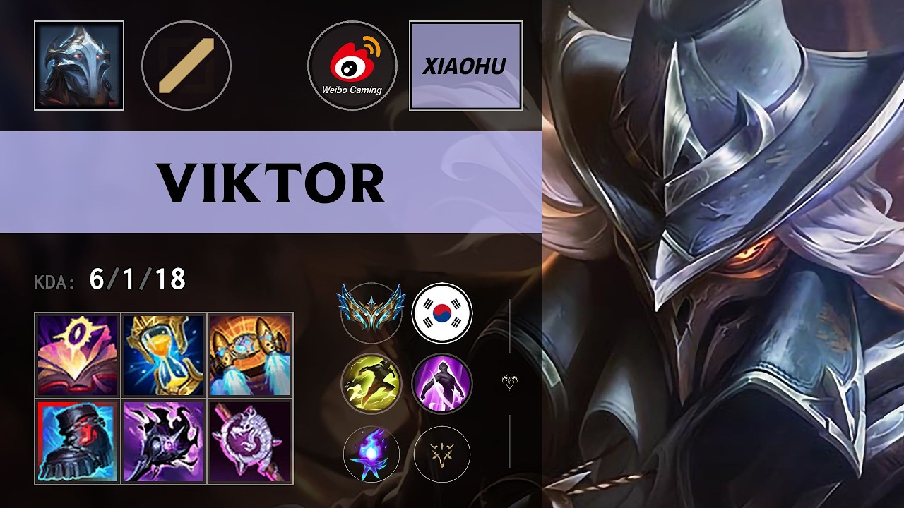 (WBG Xiaohu) Viktor Mid vs Syndra - KR Challenger Patch 26.15