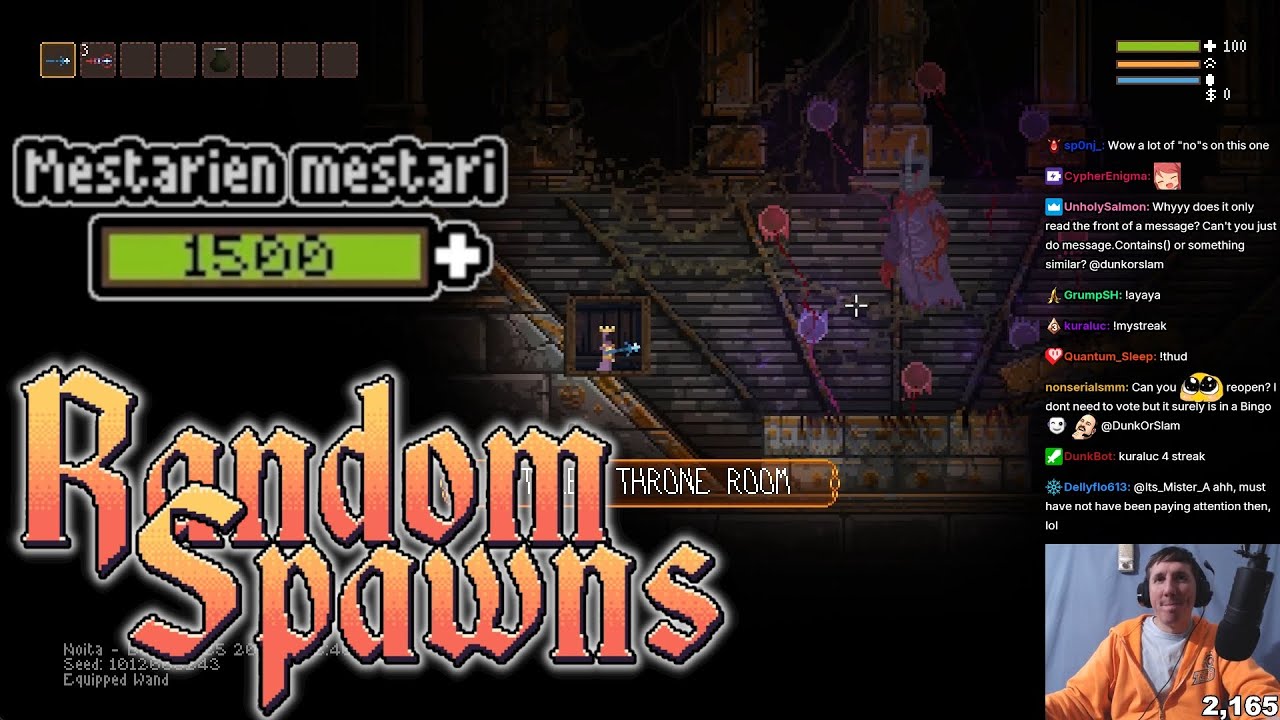 DunkOrSlam plays Noita Random Spawns [01/11/2026]
