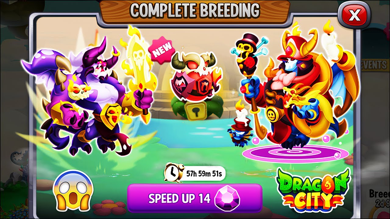 NEW BREEDING: High Torchskull Dragon vs High Doom Baron Dragon | DRAGON CITY 2026! 😱