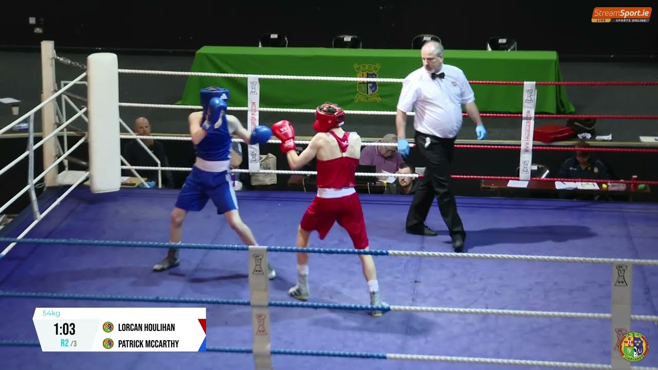 2024 National Senior Cadet C'ship: 54kg Lorcan Houlihan (Portlaoise) v Patrick McCarthy (Mayfield)