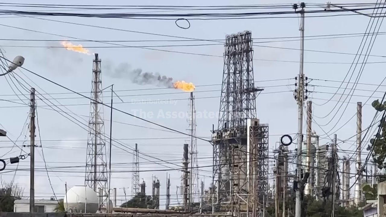 Venezuela's oil refineries appear to operate normally as the US seizes a sixth oil tanker