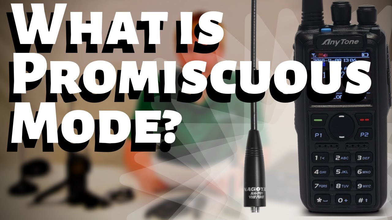 How Does Promiscuous Mode Work on an AnyTone DMR Handheld(878/868)?