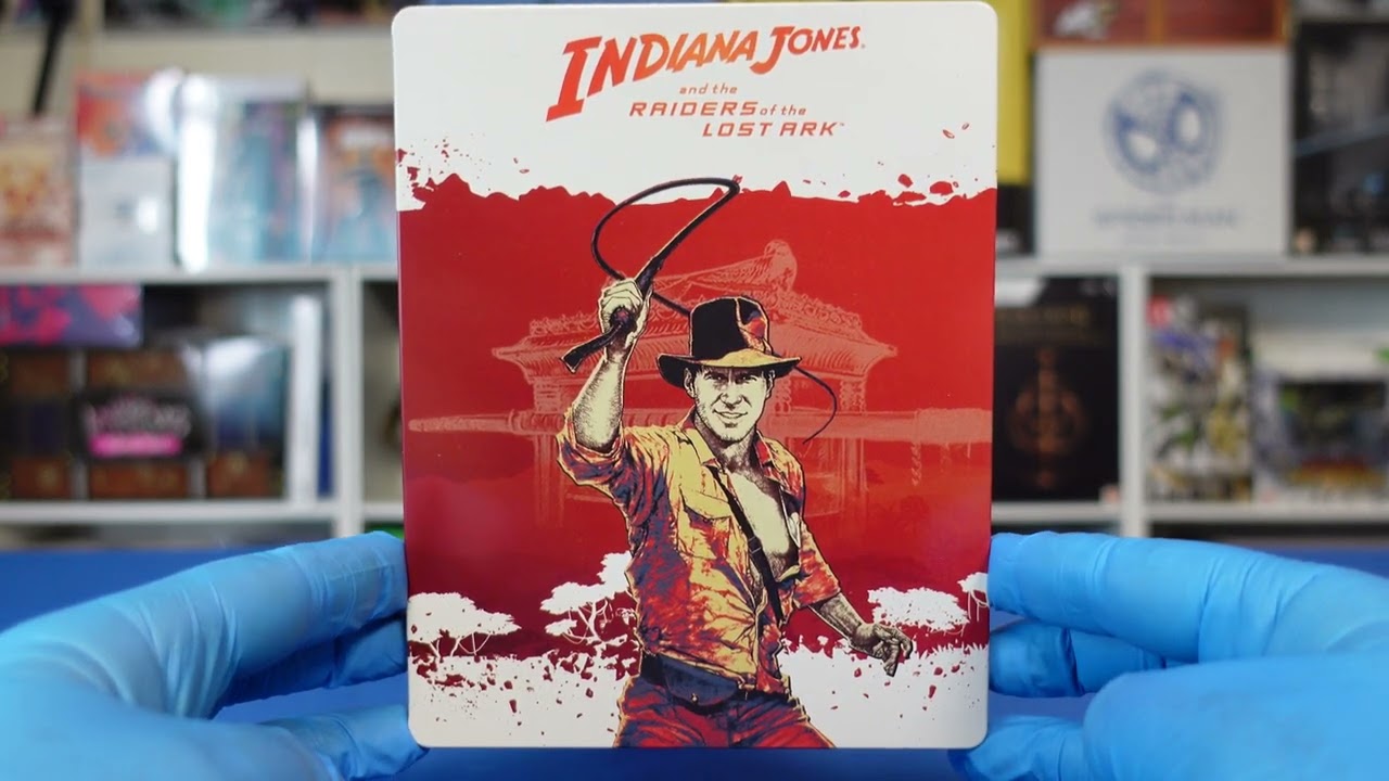 Indiana Jones 4 Movie Steel Book Collection Unboxing