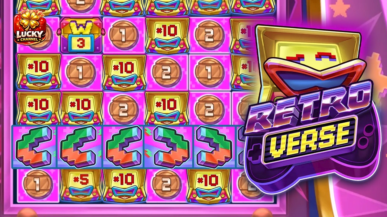 MEGA Big WIN 💥 RetroVerse 💥 New Online Slot Epic Win - Push Gaming - All Functions