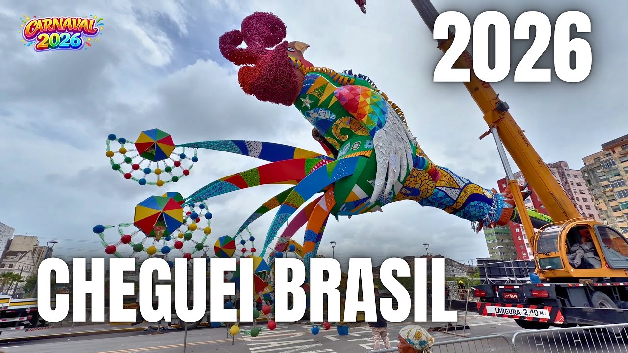  Galo da Madrugada 2026 já está na Ponte Duarte Coelho | Recife PE