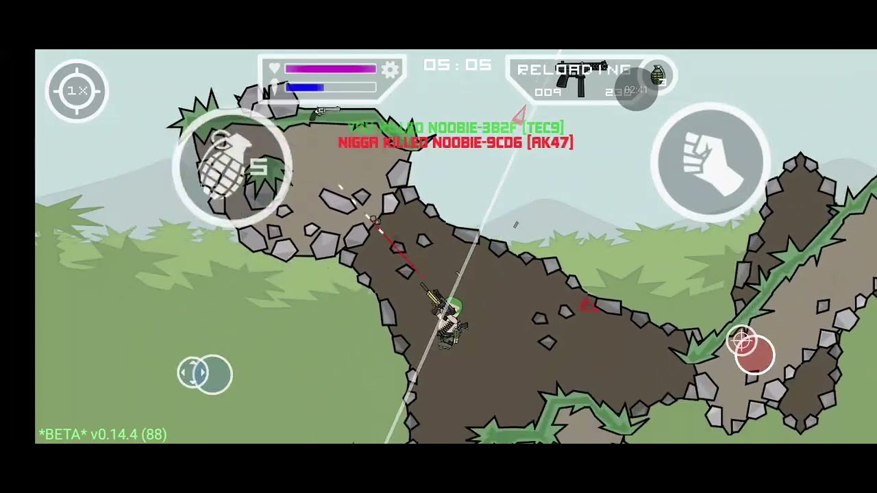 Mini militia gameplay 😃😀😀