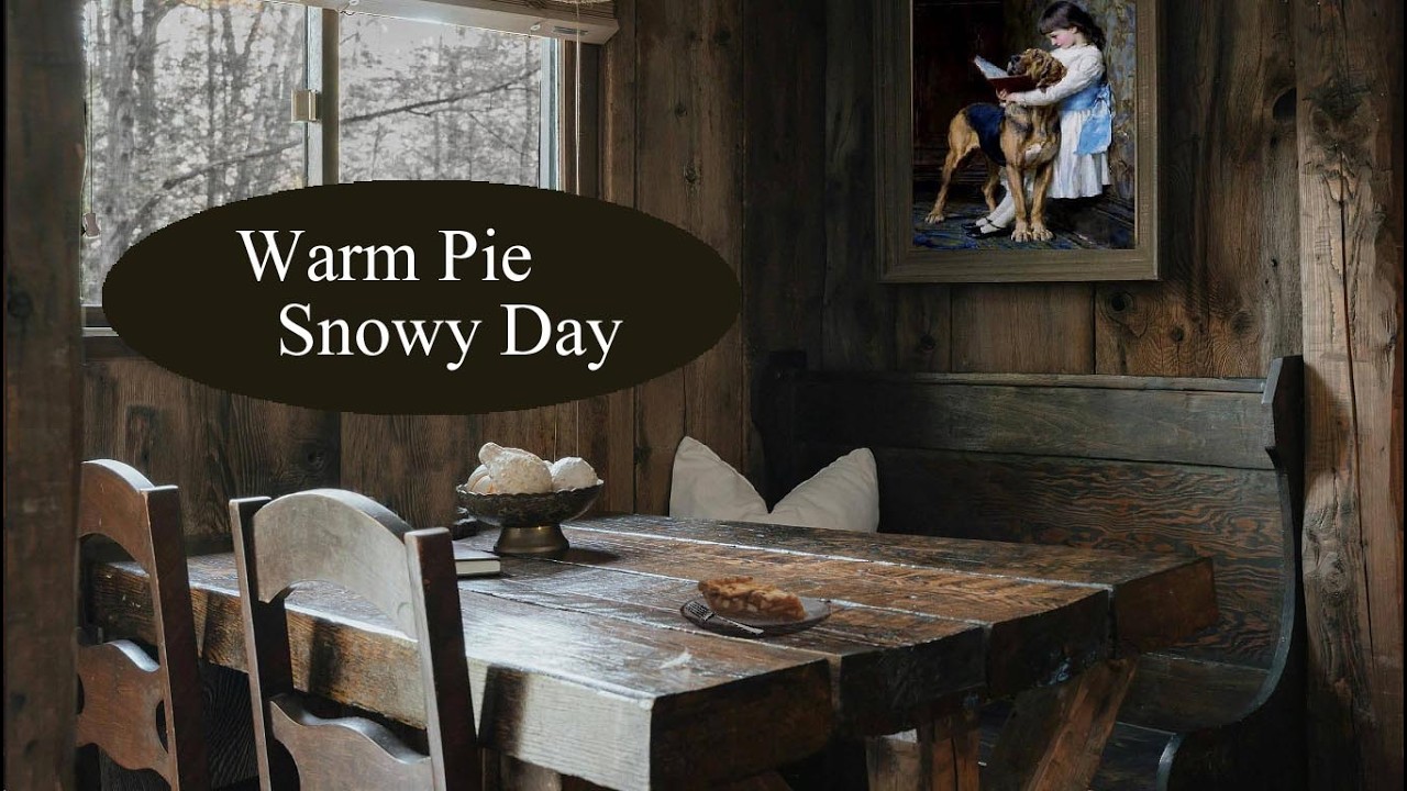 Warm Pie on a Snowy Afternoon Ambience