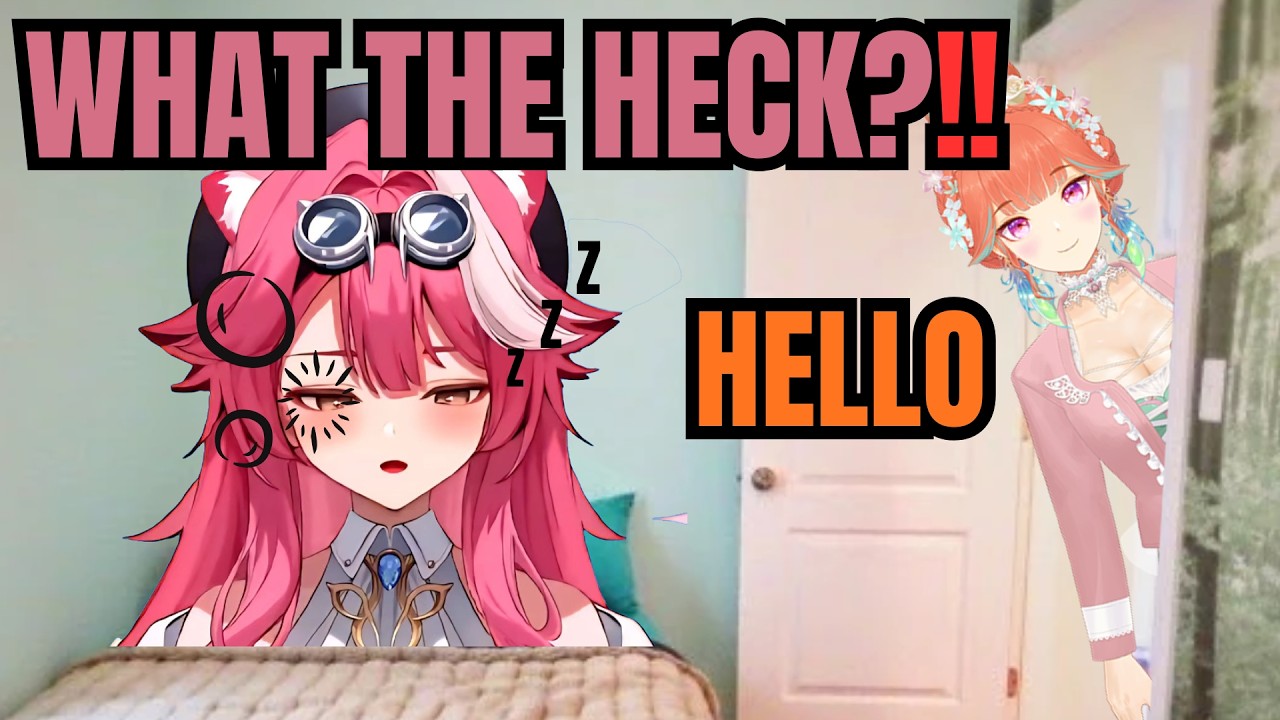 Kiara Walks In While Raora Is Deep Asleep [Hololive]