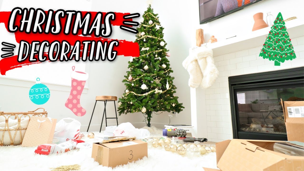 DECORATING FOR CHRISTMAS IN OUR NEW HOUSE!