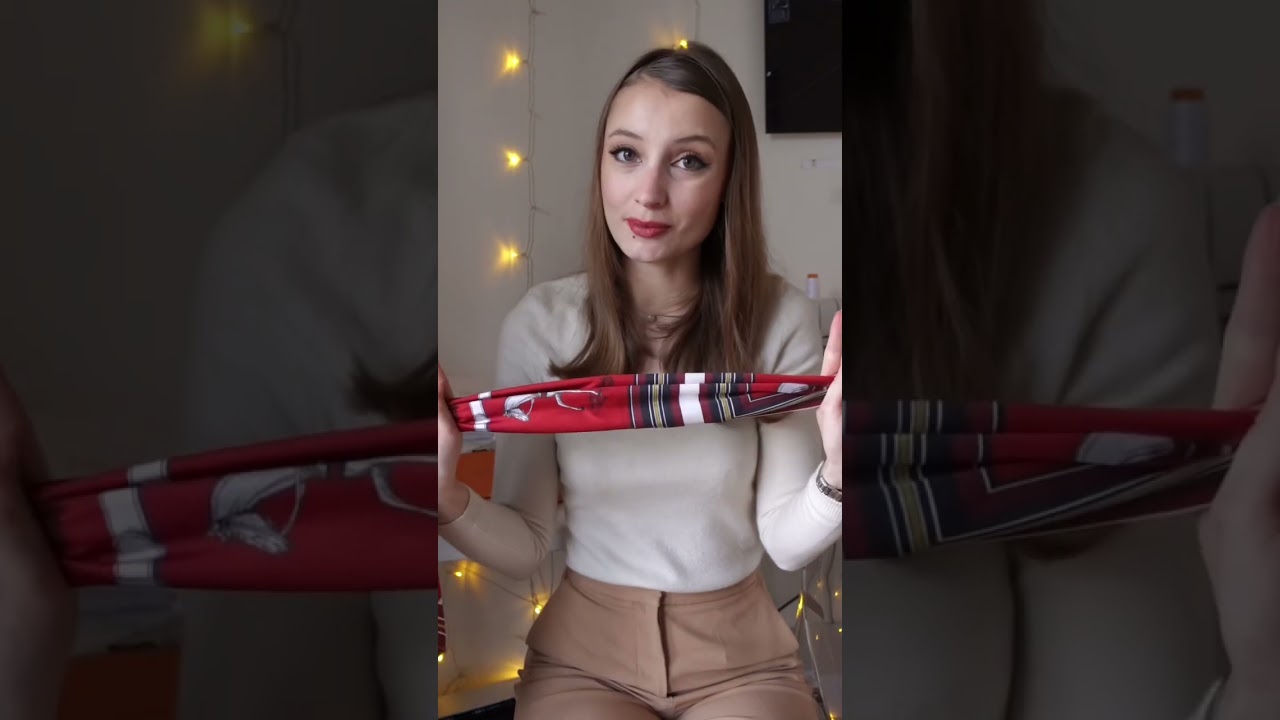 Tuto : nouer un grand foulard &agrave; la fran&ccedil;aise
