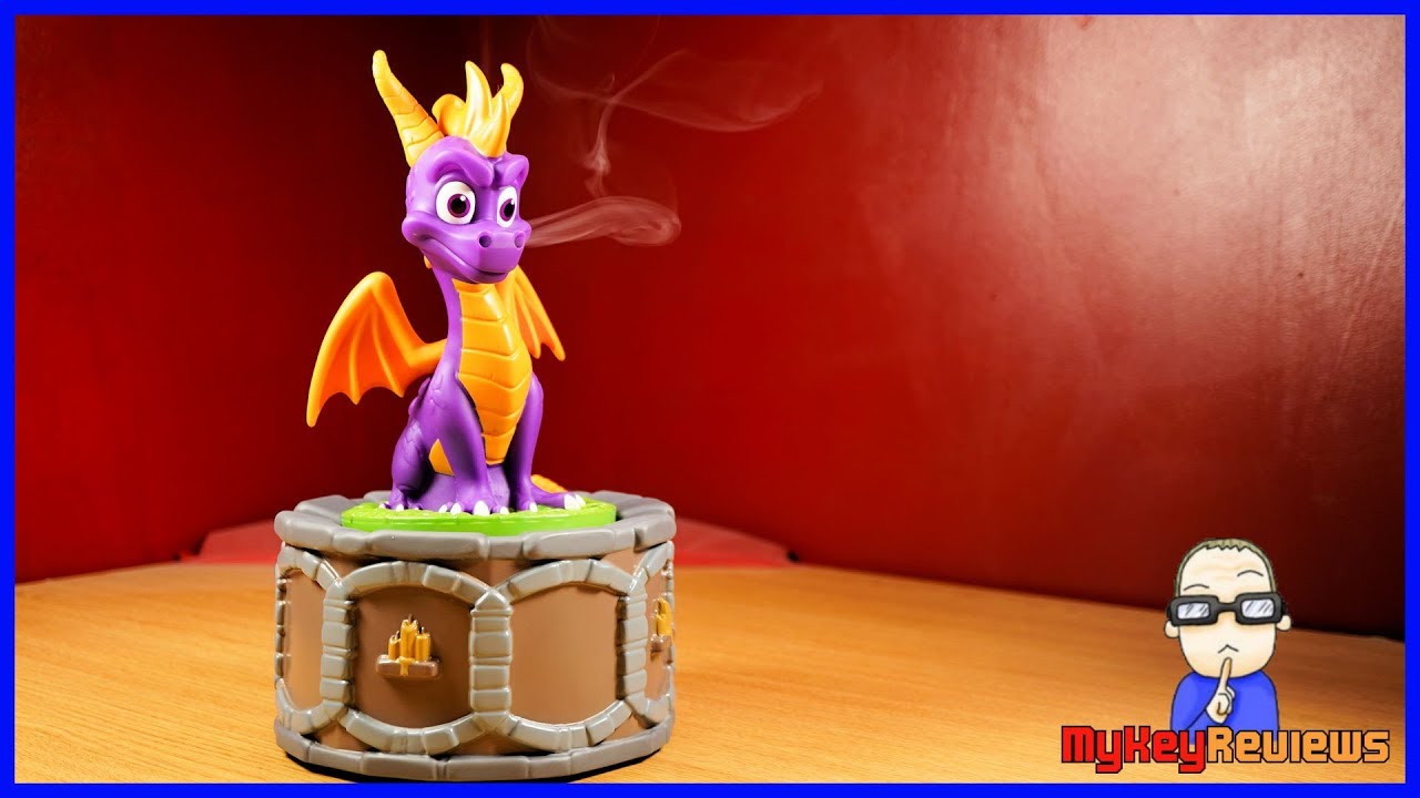 Spyro the Dragon Incense Burner PVC Figure (Spyro Reignited) | Unboxing & Review | MyKeyReviews