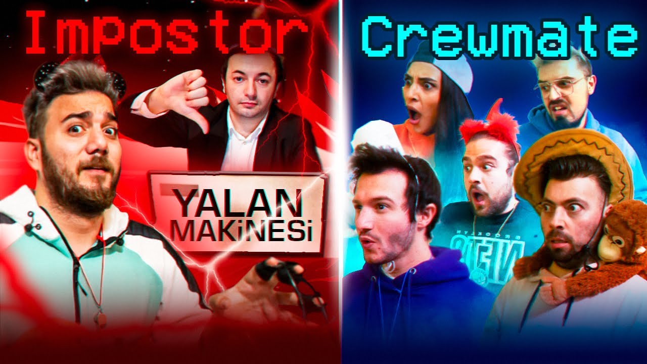 YALAN MAKİNESİ ile GERÇEK HAYATTA AMONG US! #3 | Burak Şentürk