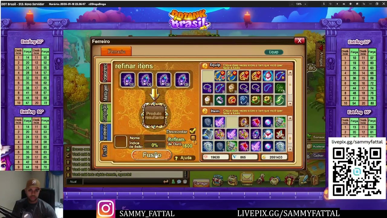 [DDTANK BRASIL] ULTIMO VIDEO NA SAMMYFATTAL!!! TENTAMOS FUS&Atilde;O DE RARA COM MAIS DE 3 MIL FRAG!