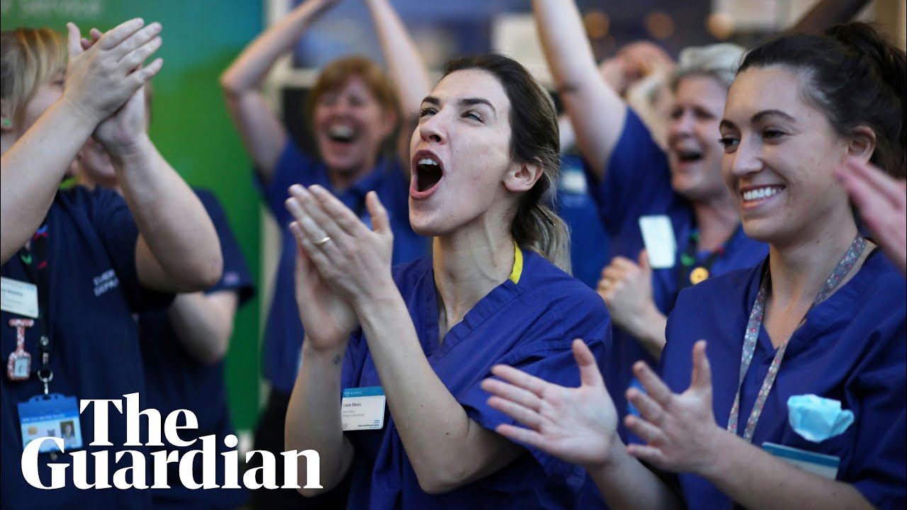 Thousands across UK applaud NHS workers on third week of #clapforcarers