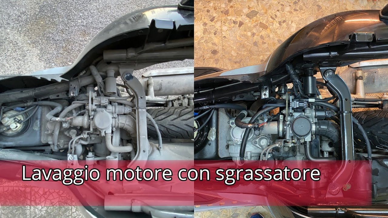 Lavaggio motore con grassatore
