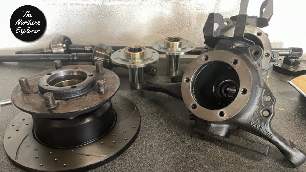 discovery 1 front axle refurb part 4 stub axle rebuild