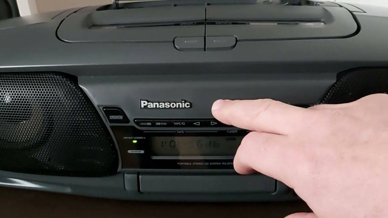 Panasonic rx-dt505 как настроить часы?