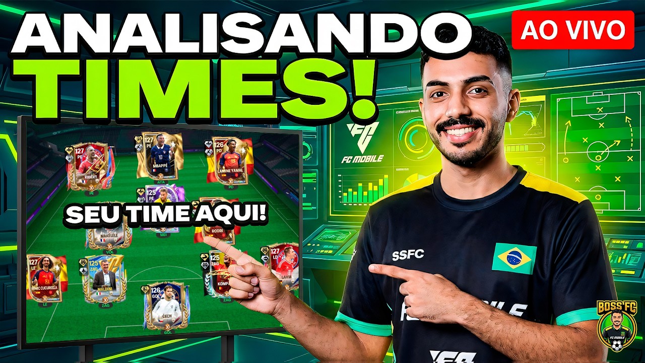 TIME FINALIZADO?! ANALISE e NOTA pro SEU TIME no FC MOBILE! ⭐⭐