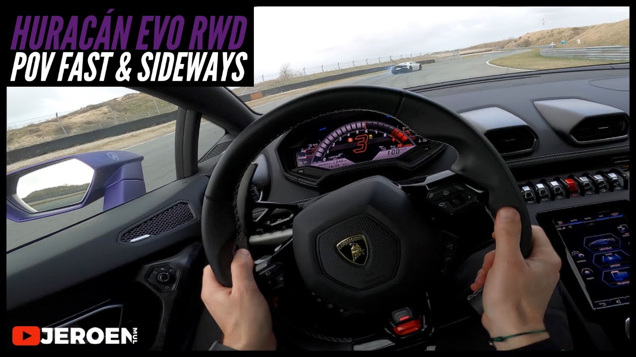 FAST & SIDEWAYS in a LAMBORGHINI HURACÁN EVO RWD around CIRCUIT ZANDVOORT | POV