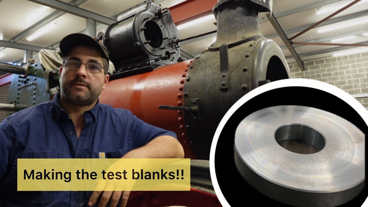 Steam engine RESTORATION, making a test blank for gear cutting!! 