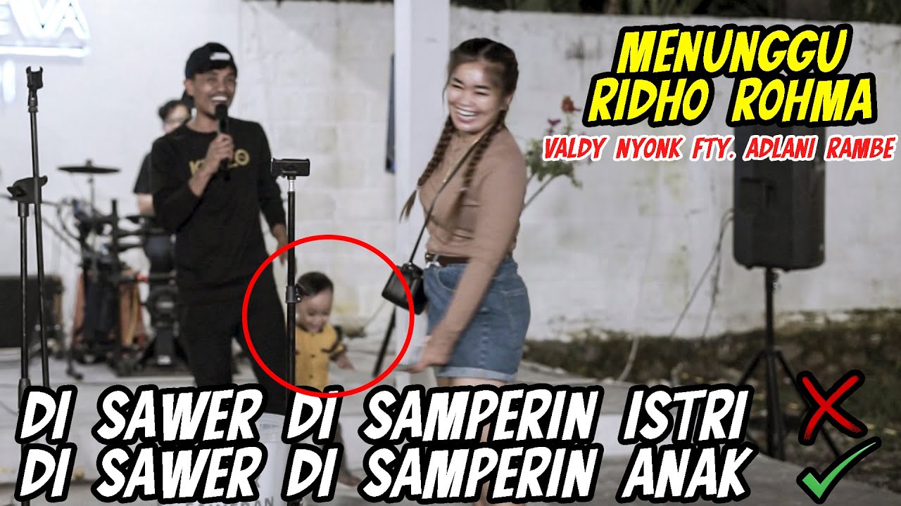 MENUNGGU - RIDHO RHOMA (COVER) VALDY  NYONK FT. ADLANI RAMBE