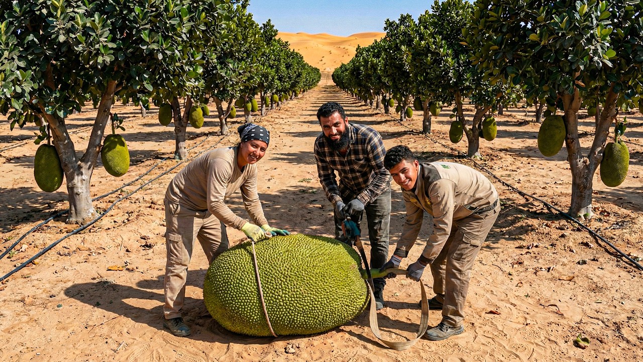 Amazing Growing Jackfruit Trees in a Barren Desert – The Results Have Astonished the World!