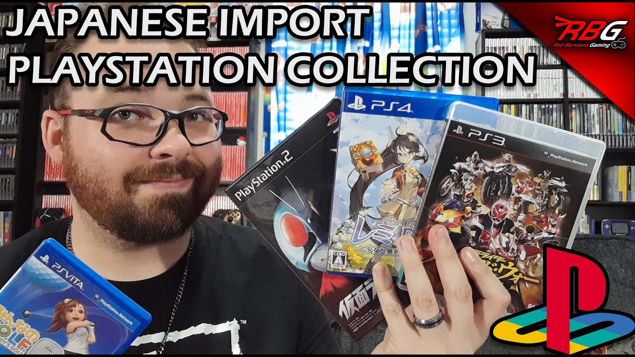 PlayStation Japanese Import Collection - PS1, PS2, PS3, PS4, PSP & PS Vita - Red Bandana Gaming