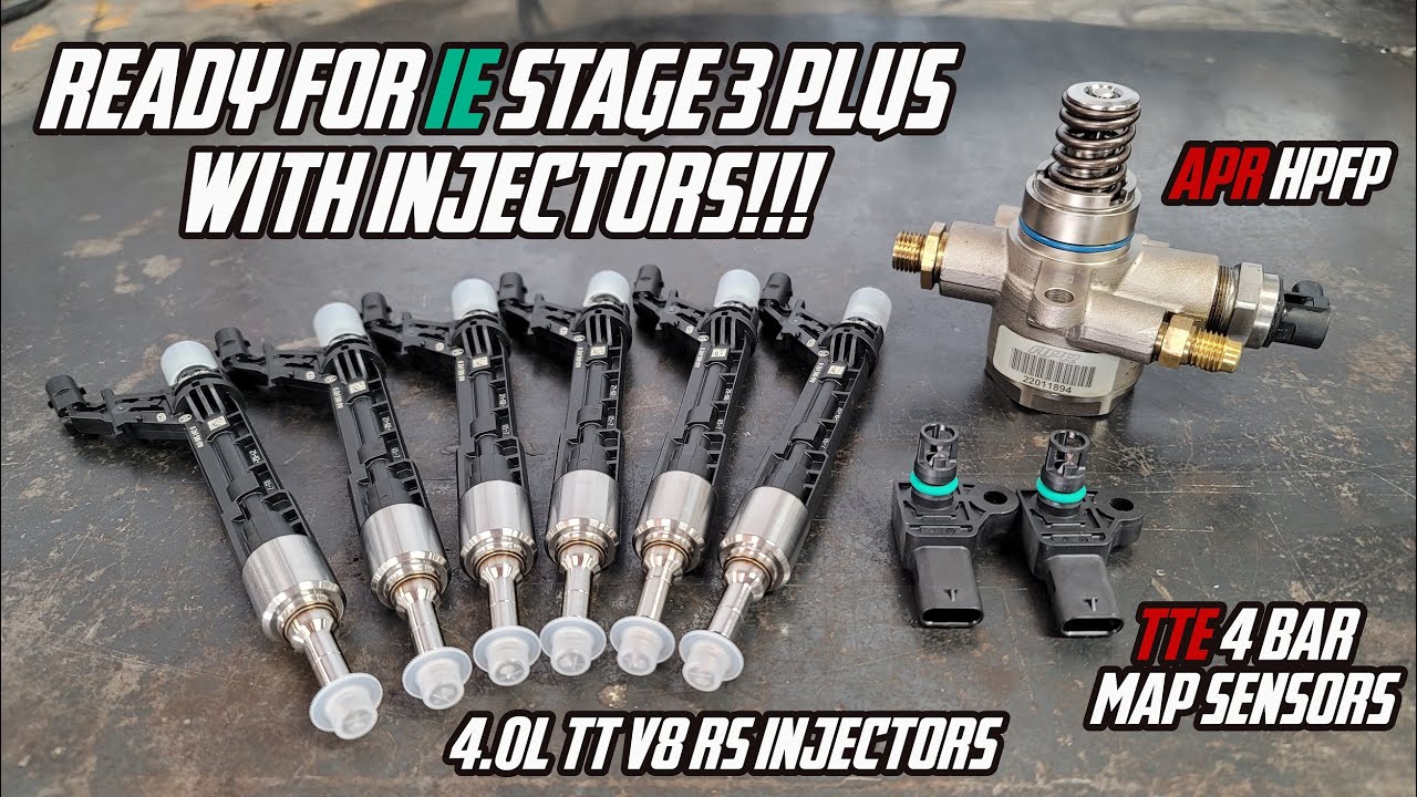 APR HPFP, TTE 4 Bar MAP sensors & RS7 Injectors Install - IE Stage 3+ w/ Injectors - Audi B9 S4