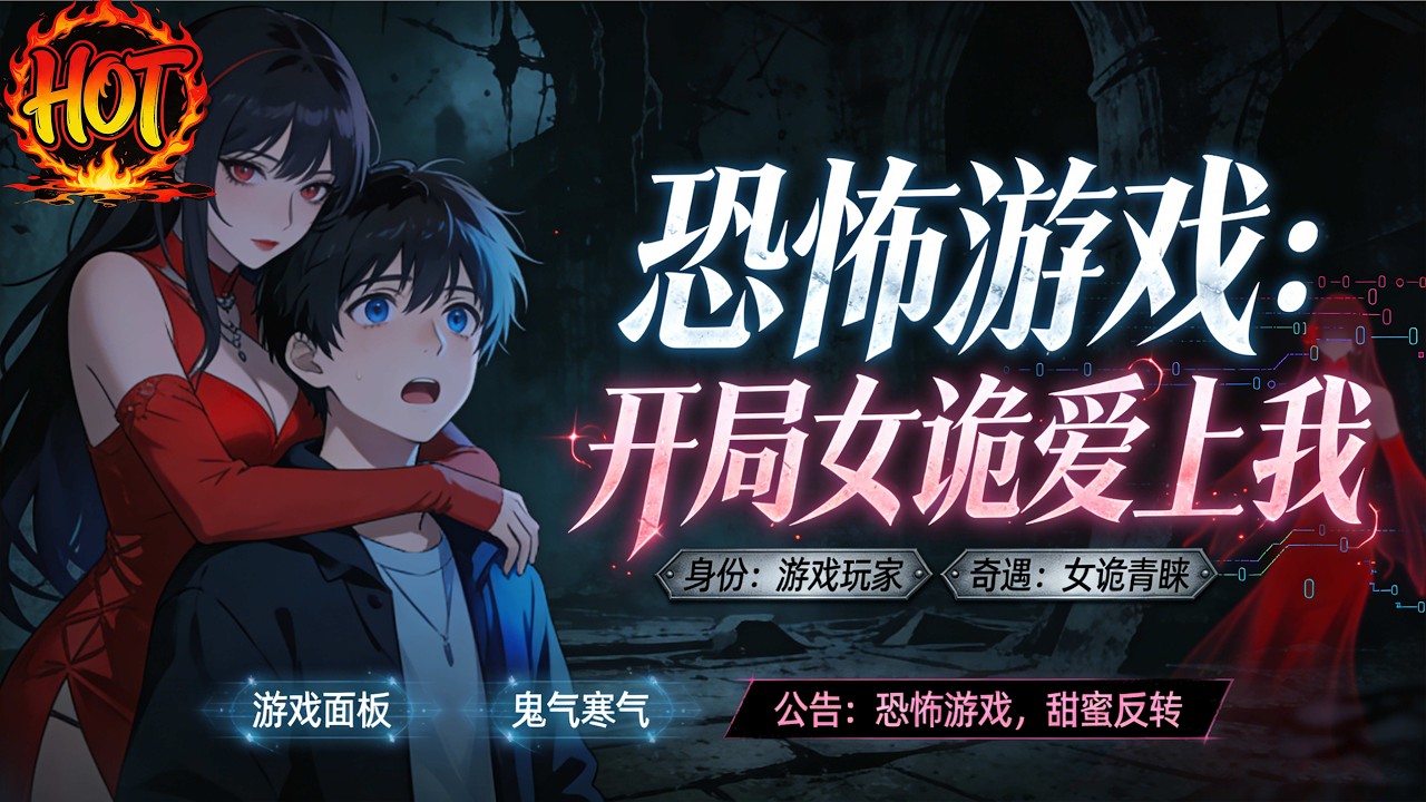 ✨【强推《恐怖游戏：开局女诡爱上我》第1~79集丨齐风穿越进恐怖游戏，发现自己通过提示，总能抓住诡物们的弱点。于是，一个诡物世界的恶人诞生了#穿越 #末世 #异能 ##动态漫画# 漫野推文