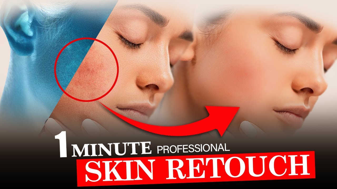 1 min High-End Skin Retouching without losing texture | 2022