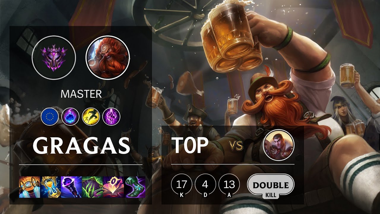 Gragas Top vs Jayce - EUW Master Patch 11.10