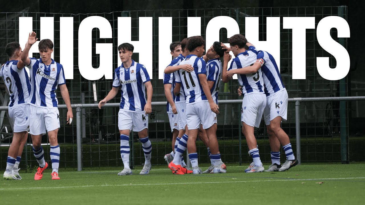 HIGHLIGHTS | Divisi&oacute;n Honor Juvenil 2 - 0 Antiguoko | Zubieta | Real Sociedad