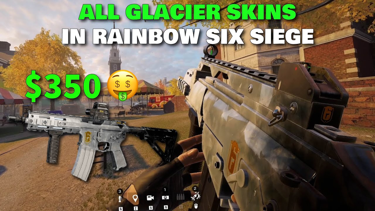 ALL Glacier Skins in Rainbow Six Siege
