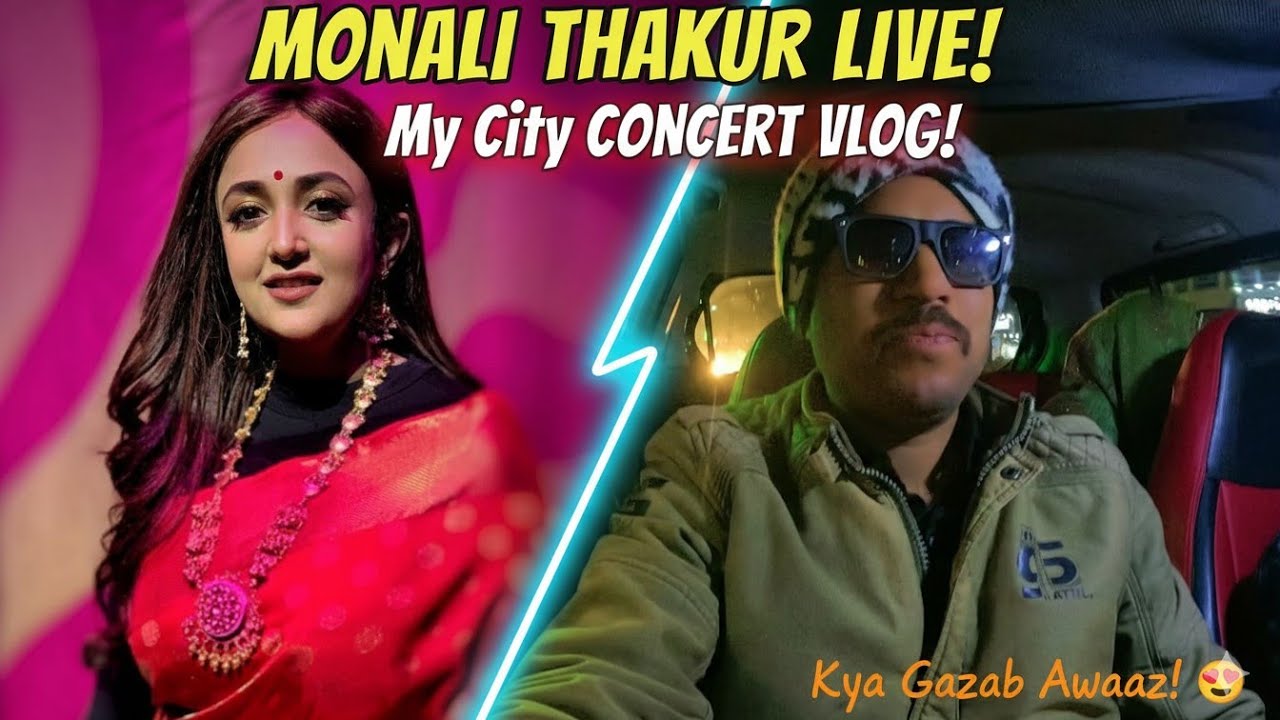 ​Monali Thakur Live Performance in My City! 😍 | Mohabbat Concert Vlog #spyvistaar #monalithakur #up