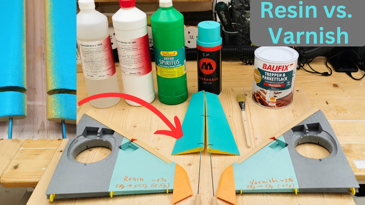 Surface Processing on LW-PLA 3D-Printed Parts | Epoxy Resin vs. Varnish